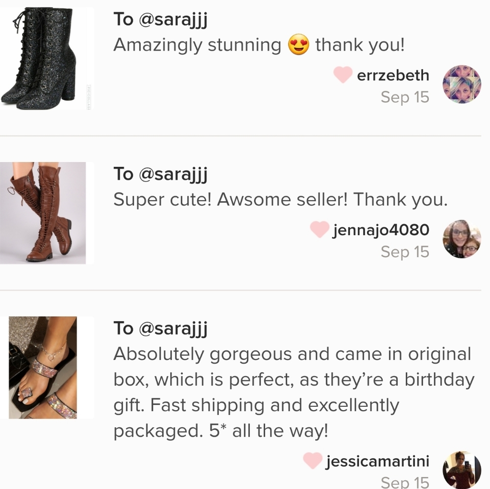 𝙇𝙖𝙨𝙩 6 & 9🖤Cult Sparkle Leatherette Boot - Picture 2 of 7